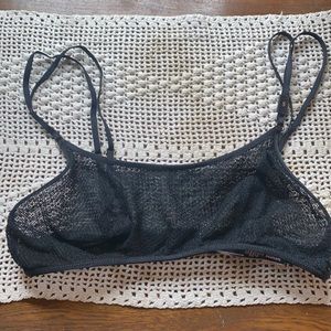 VICTORIA’S SECRET BLACK LACE BRALETTE SZ S